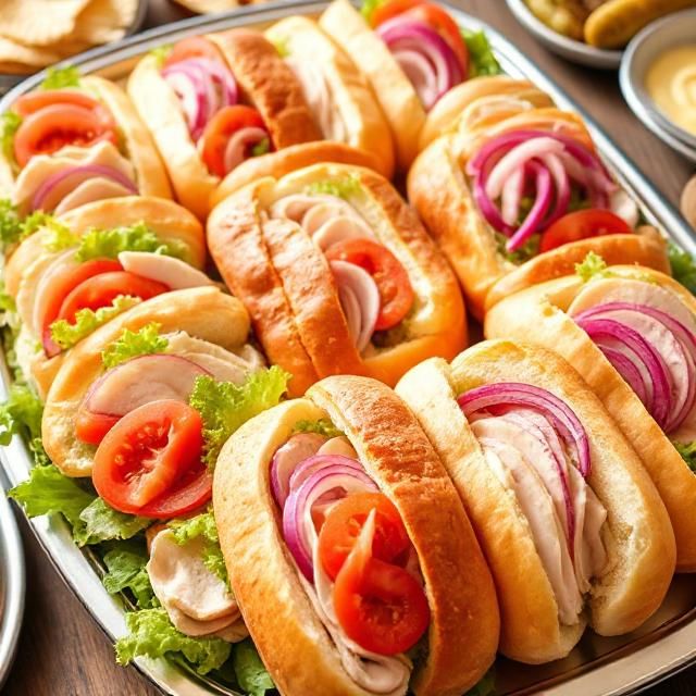 Turkey Sandwich Party Tray